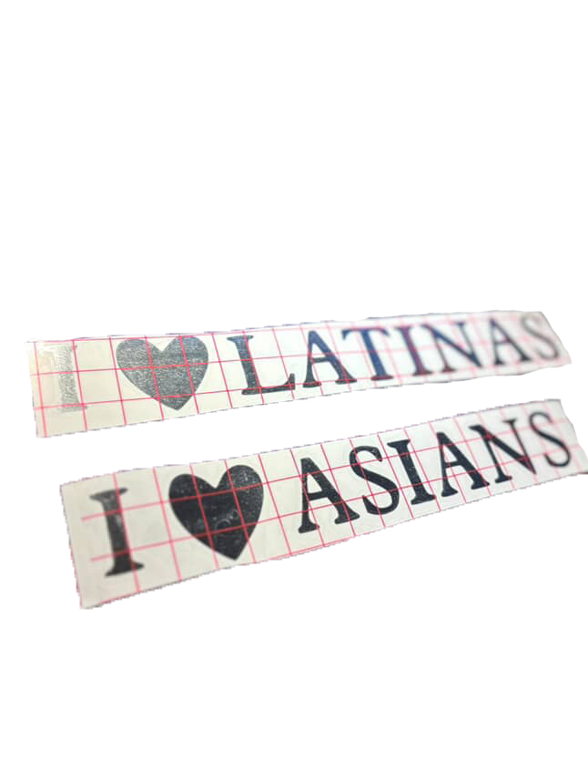 I <3 Asians/Latinas Sticker